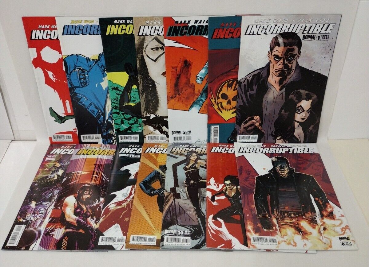 Incorruptible (2009) Boom Studios Comic Lot Set #1-14 MARK WAID 