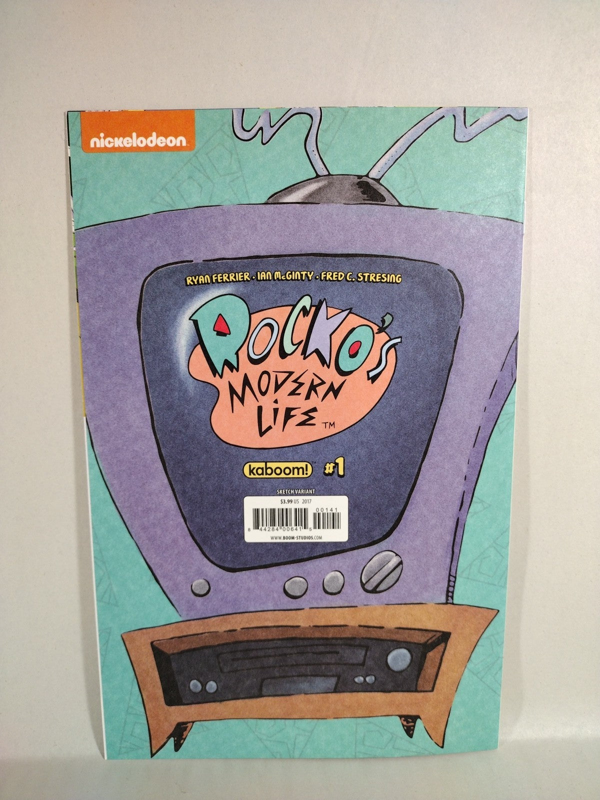 Rocko's Modern Life #1 (2017) Boom Studios Blank Sketch Variant Cover Comic NM