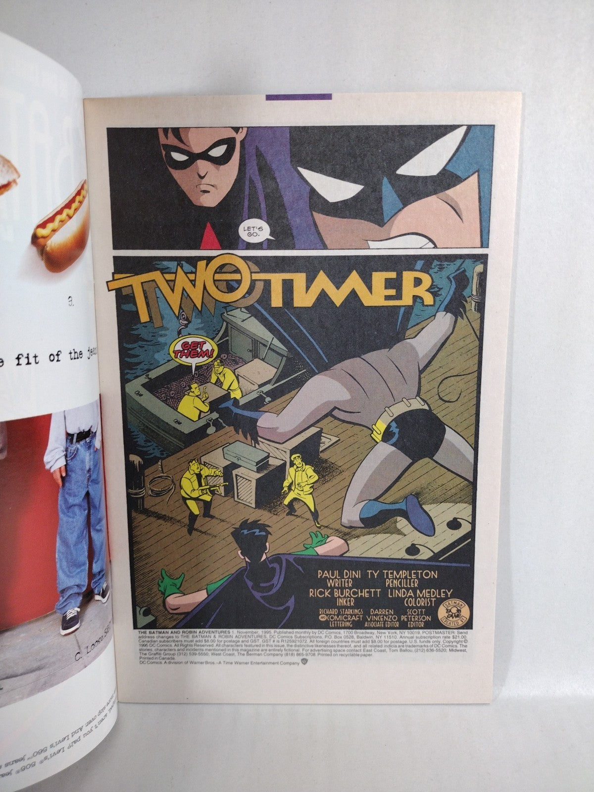 Batman And Robin Adventures (1994) DC Comic Set 1 2 Paul Dini Ty Templeton VF-NM