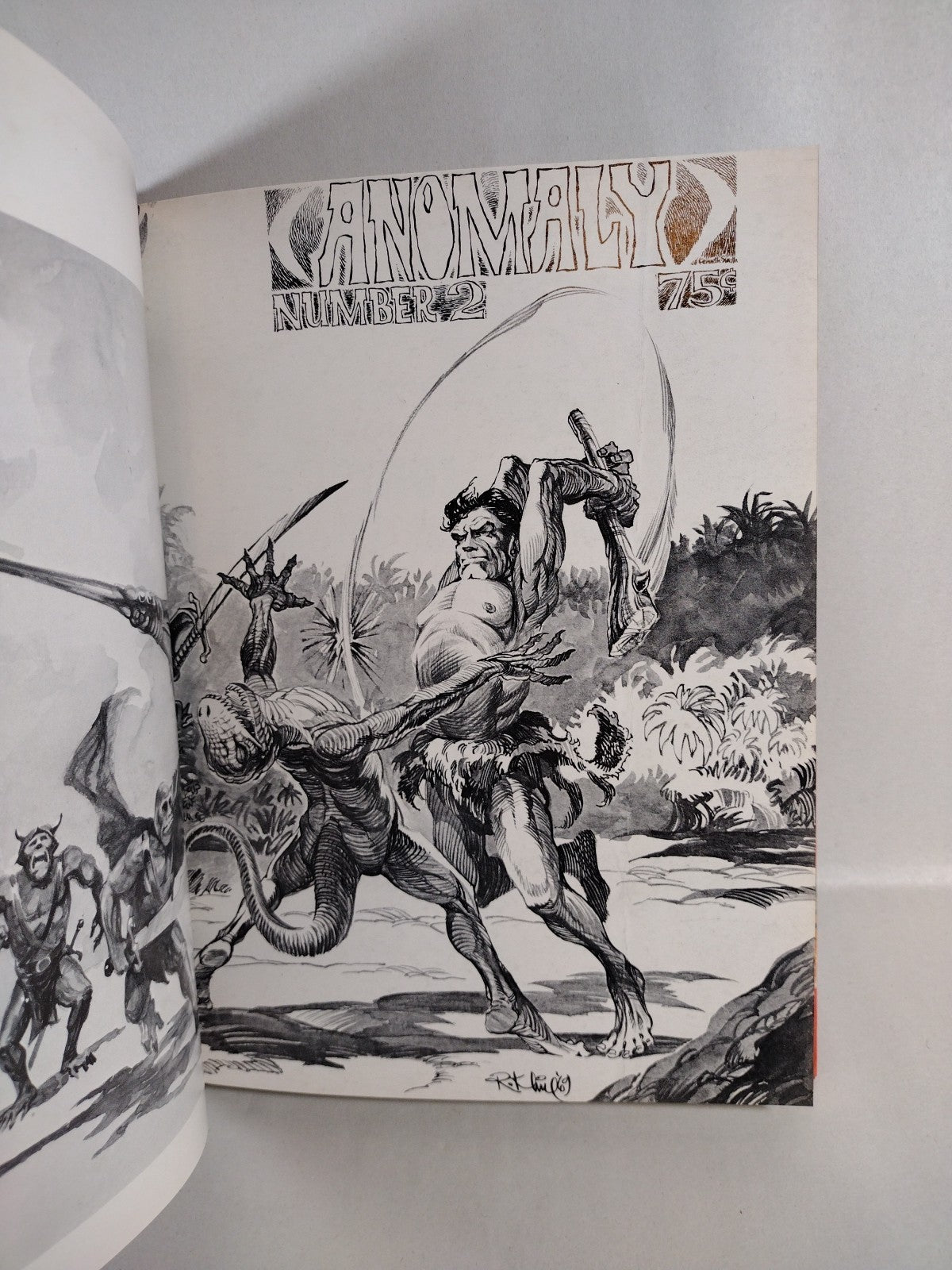 Anomaly 1969 Complete Comic Magazine Series #1-4 Custom Bound HC ARG Frazetta 