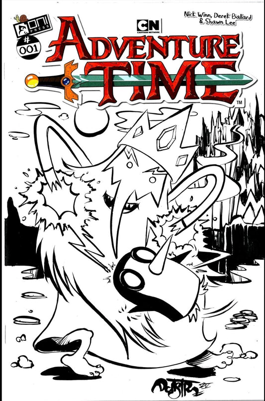 Adventure Time #1 (2025) Oni Press Sketch Cover Comic W Original Dave Castr Art