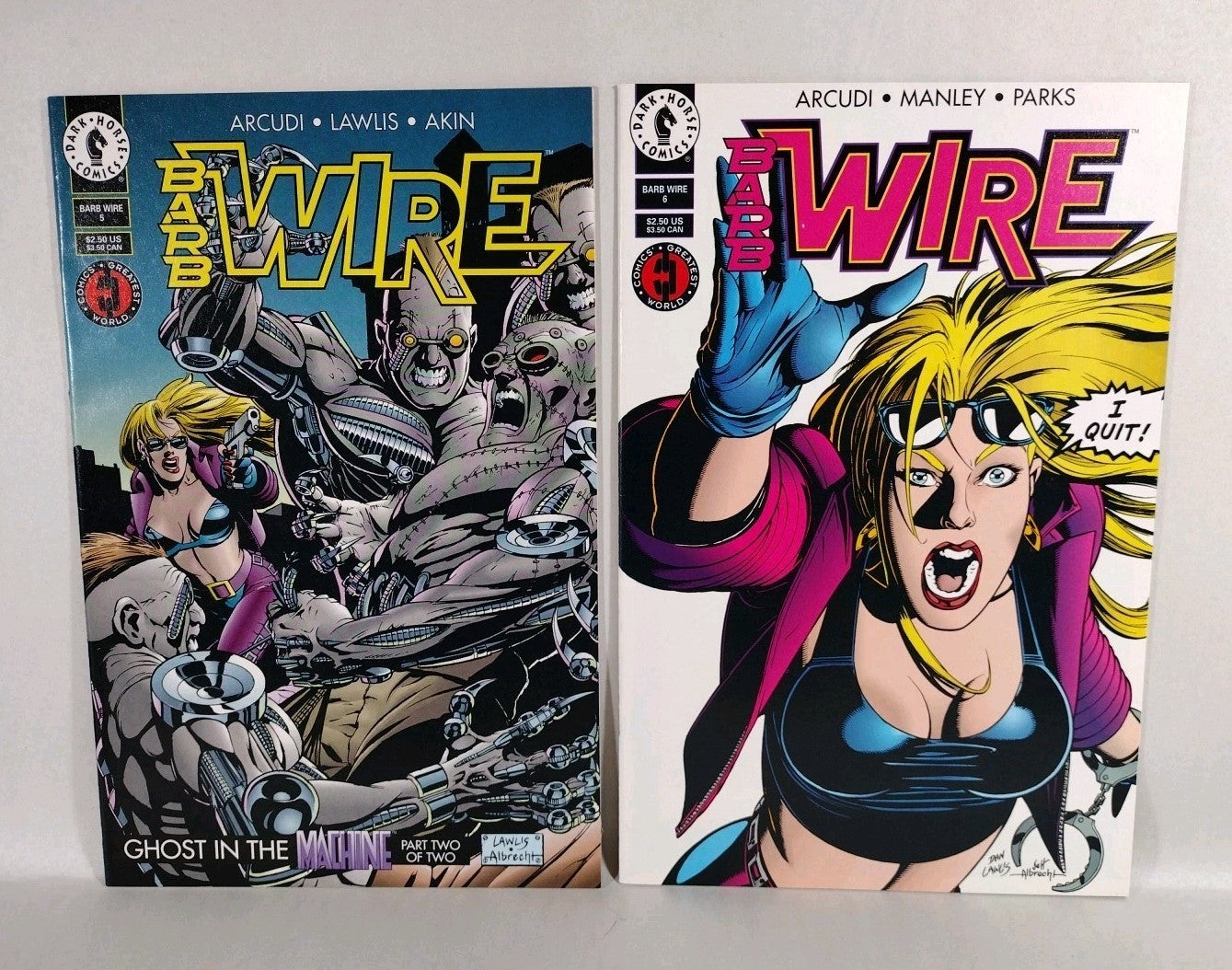Barb Wire (1994) Dark Horse Comic Lot #1 2 3 4 5 + Insider 20 CGW Week 1