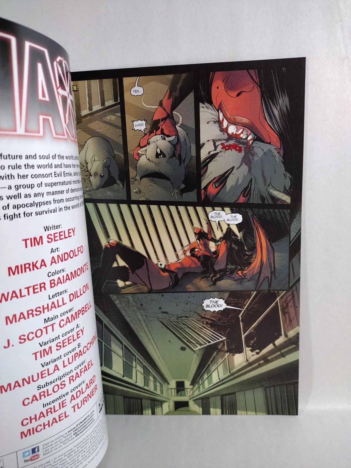 CHAOS 1 (2014) Rupps Comics Exclusive Tim Vigil Evil Ernie Variant Cover VF