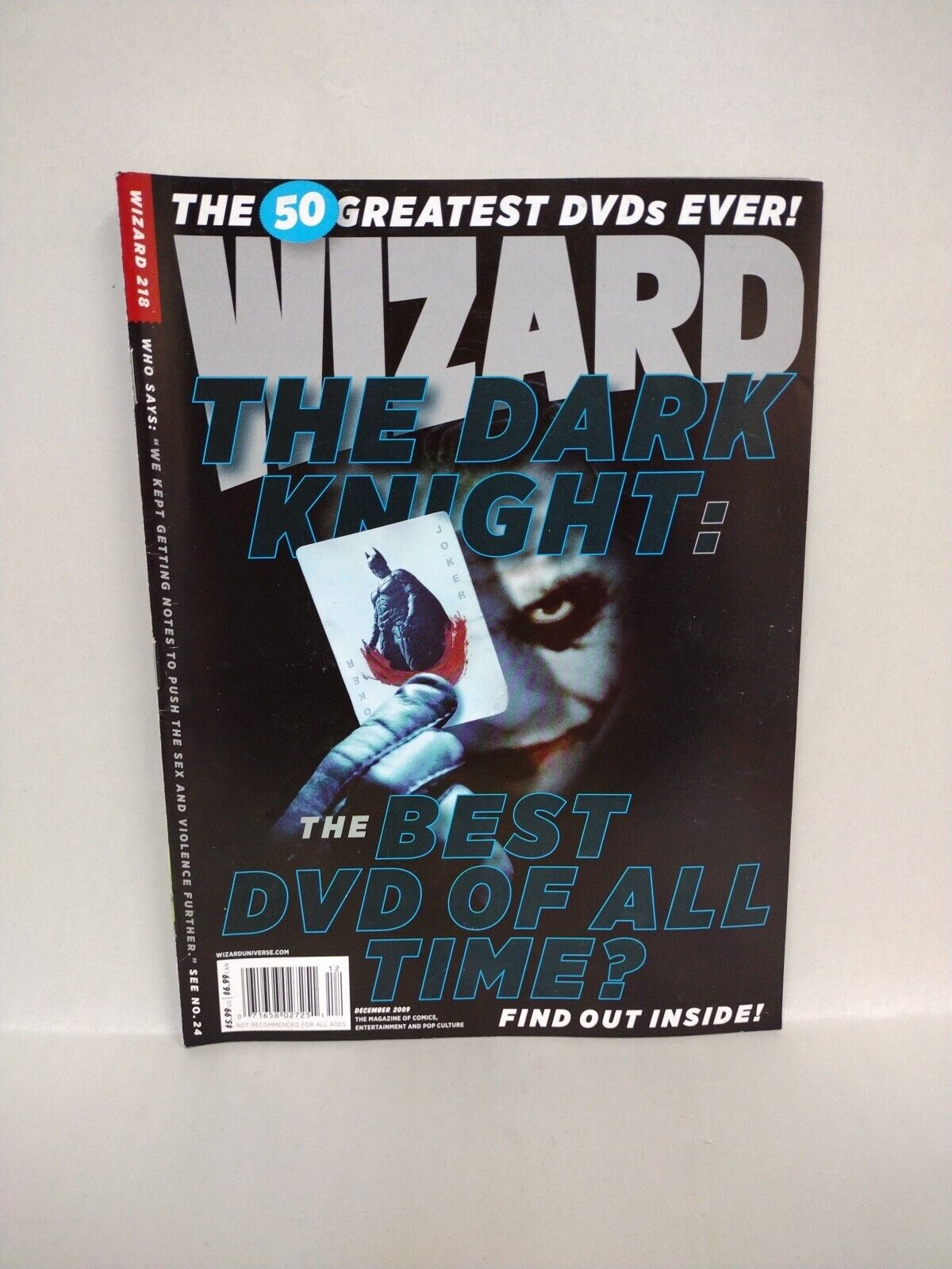 Wizard Magazine Lot (2009) #215 #216 #217 #218 Comics Pop Culture VF