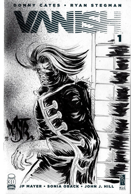 VANISH #1 (2022) Cates Stegman Image Comic Blank Cover w Original DCastr Art COA