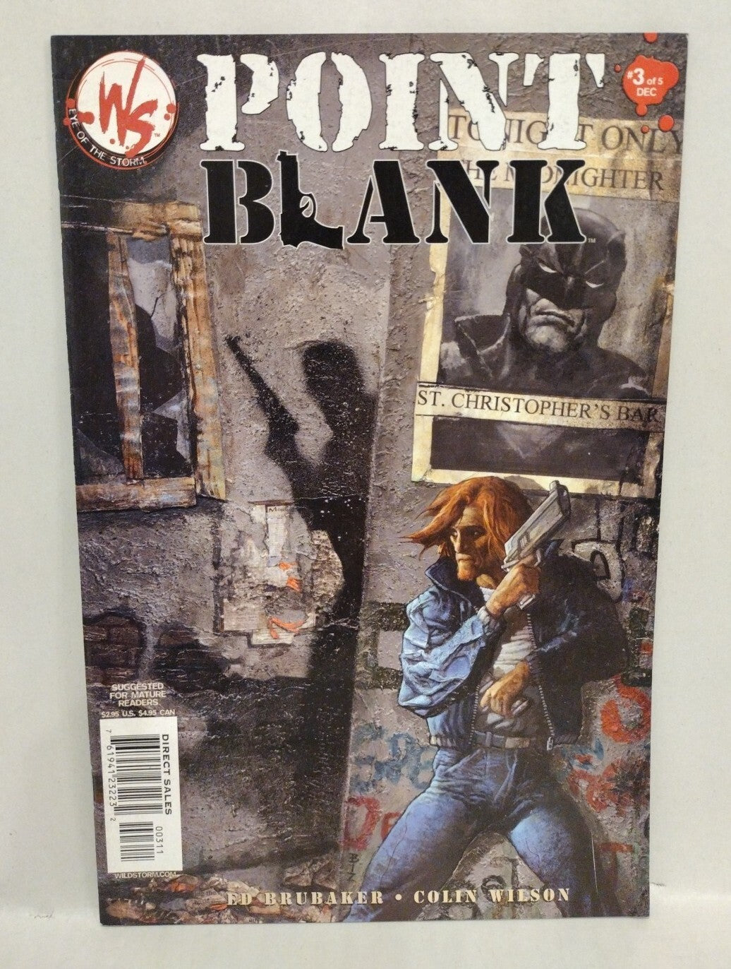 Point Blank (2001) Complete Wild Storm Comic Set #1 2 3 4 5 Ed Brubaker Grifter