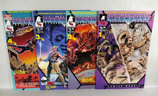 WARHAWKS (1990) Complete TSR Comic Module Series #1 2 3 4 VF-NM