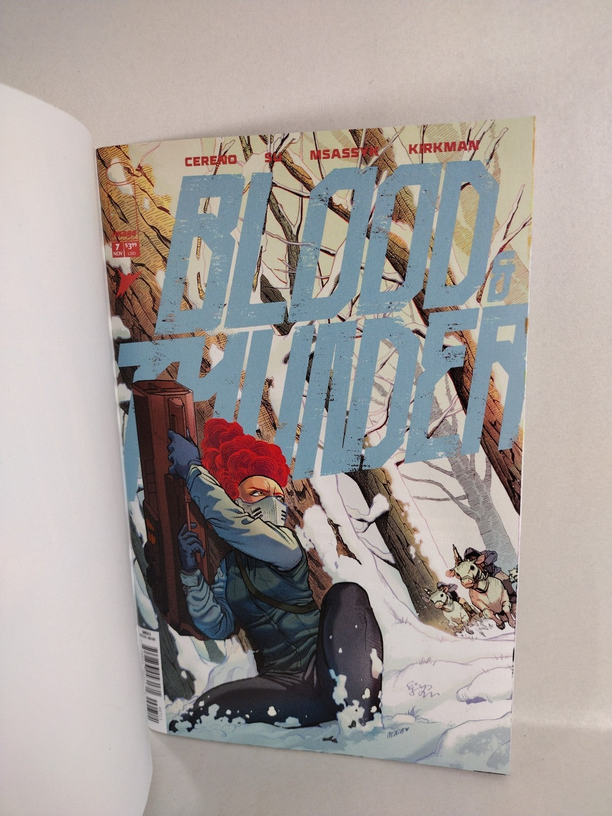 Blood & Thunder #7 (2025) Image Comic Sketch Cover Variant W Original DCastr Art