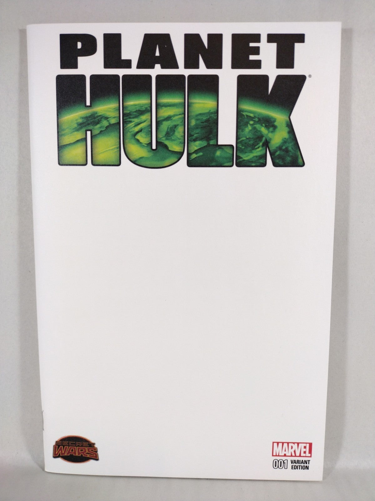 Planet Hulk #1 (2015) Marvel Comic Blank Sketch Variant Cover NM