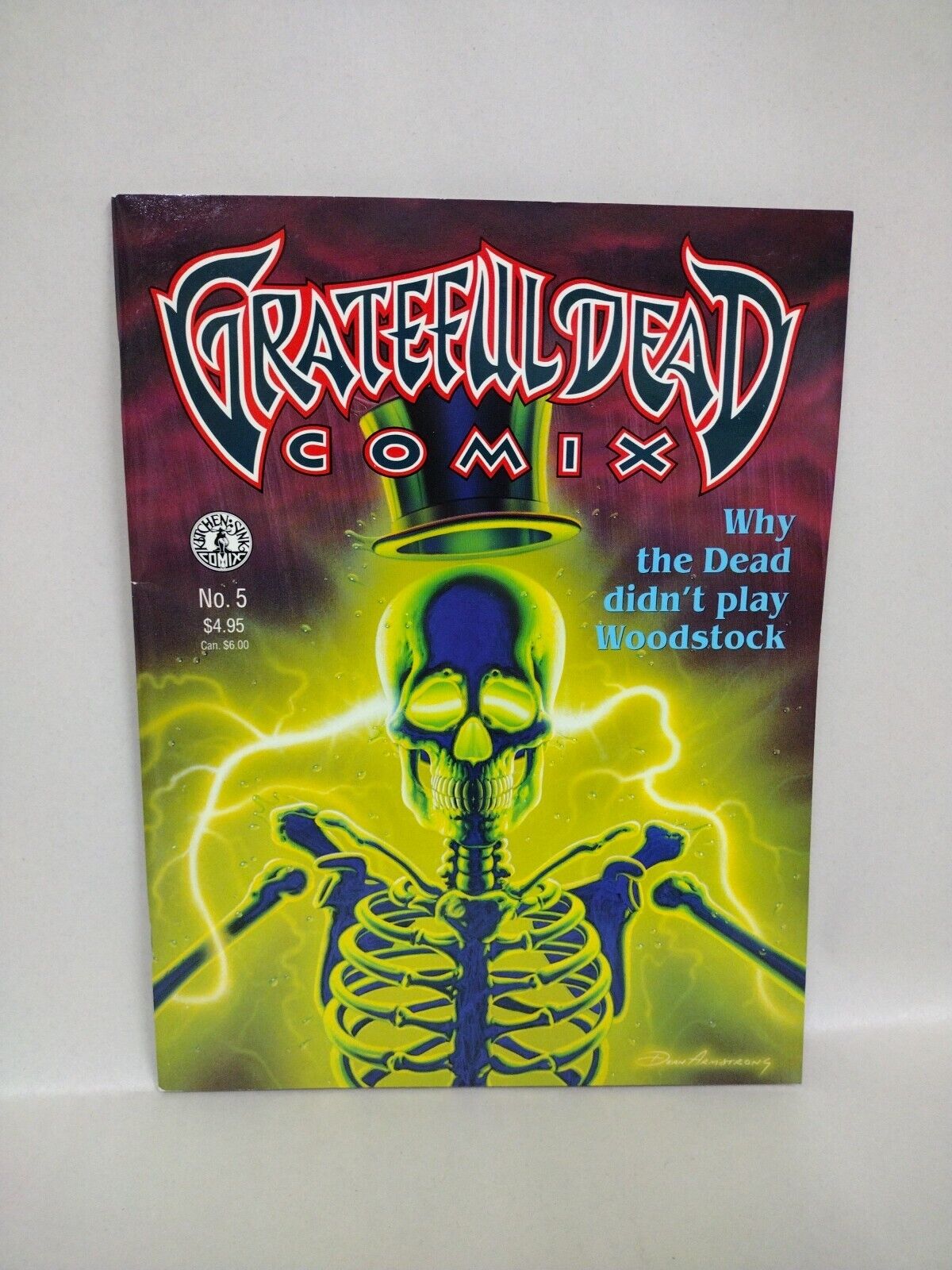 Grateful Dead Comix (1992) Kitchen Sink Comic Lot Set #5 6