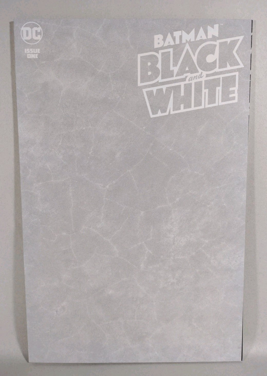 Batman Black And White #1 (2021) DC Comic Blank Sketch Variant Cover