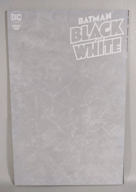 Batman Black And White #1 (2021) DC Comic Blank Sketch Variant Cover