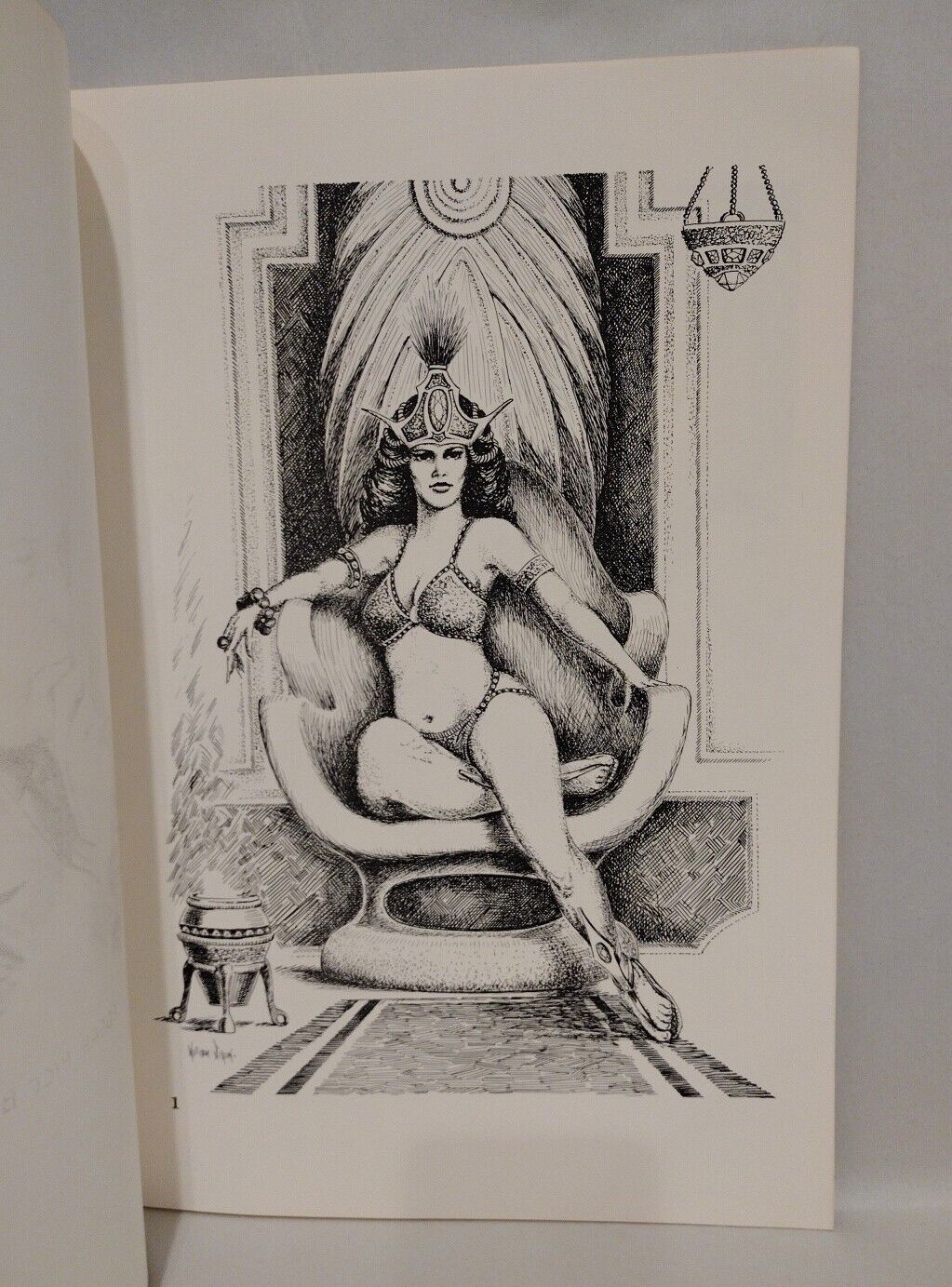 William Dixon Portfolio Of Drawings 1971 Edgar Rice Burroughs Illustration Book