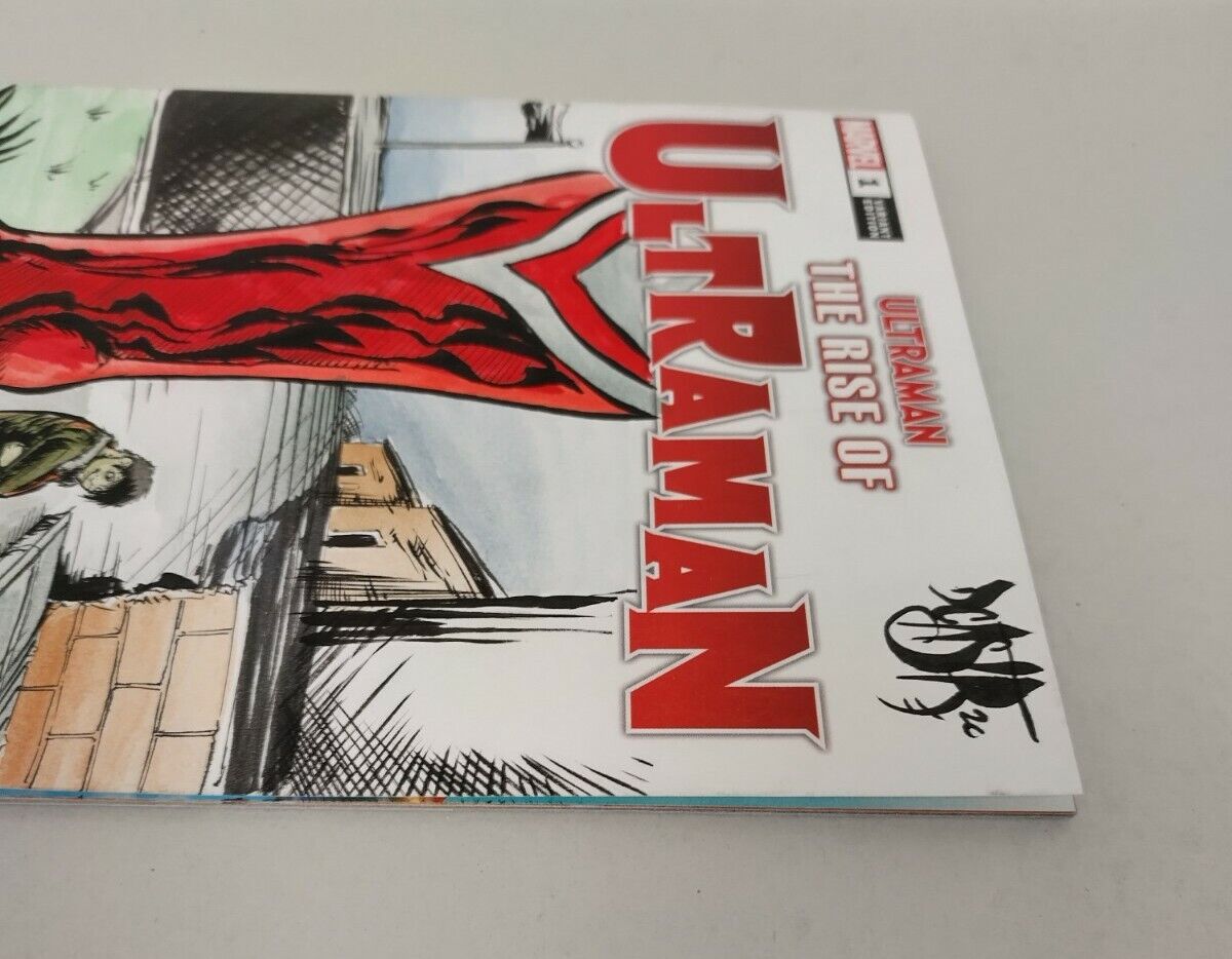 Rise of Ultraman #1 (2020) Blank Cover Variant Comic W Original Art ARG COA #266