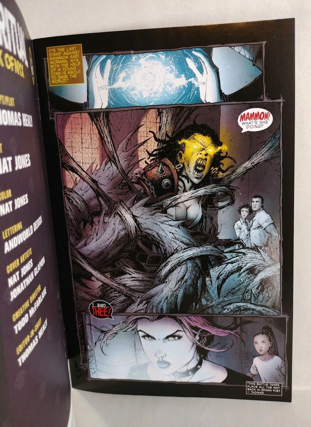 Black Ritual Book Of NYX #1 (2025) Spawn Comic Black Cover W Original DCastr Art