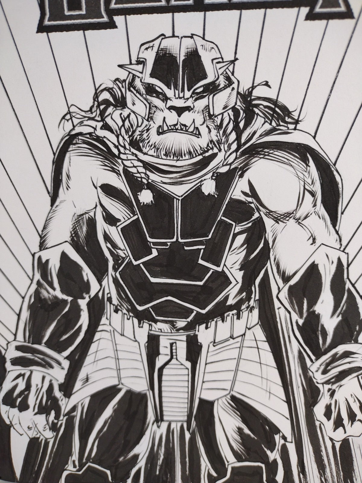 Battle Beast #1 (2025) Image Comic Sketch Variant Cover W Original DCastr Art