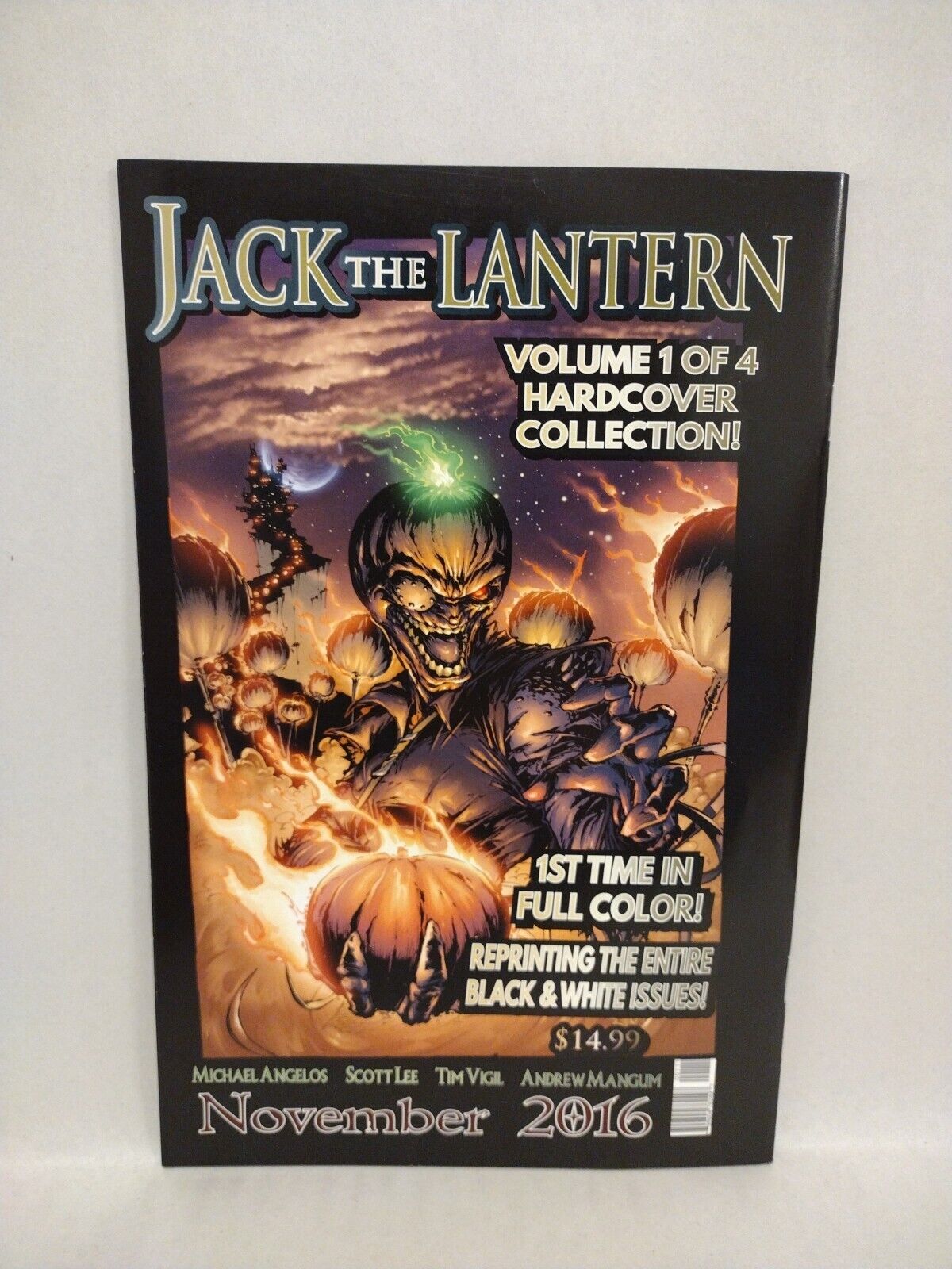 Jack The Lantern Salvation Zero (2016) Castle Rain One-Shot Comic Lot Set Signed