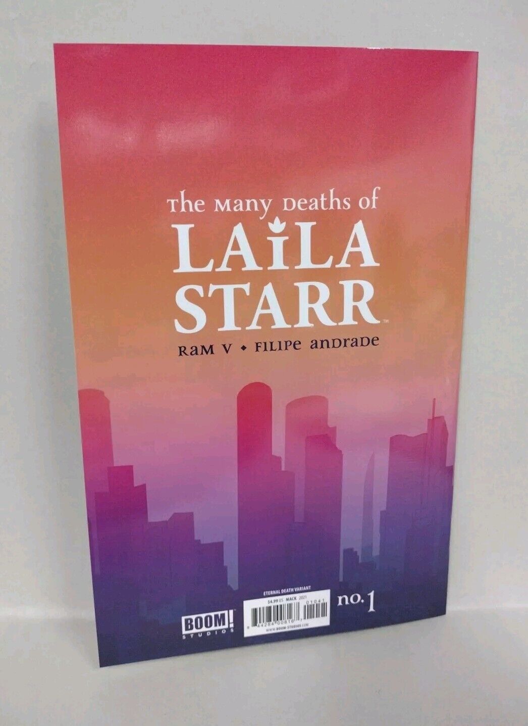 The Many Deaths of Laila Starr #1 (2021) Boom Comic David Mack 1:50 Foil Virgin