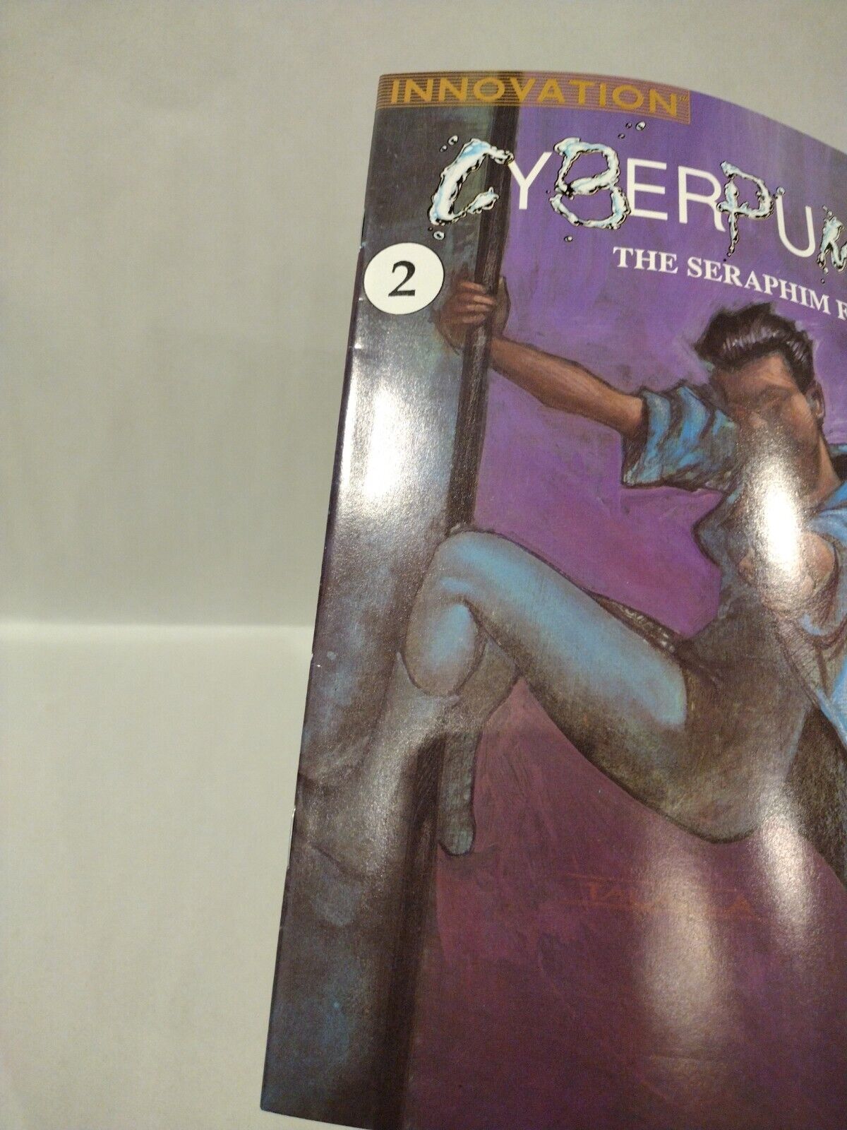 Cyberpunk The Seraphim Files (1990) Innovation Complete Comic Mini-series #1 2