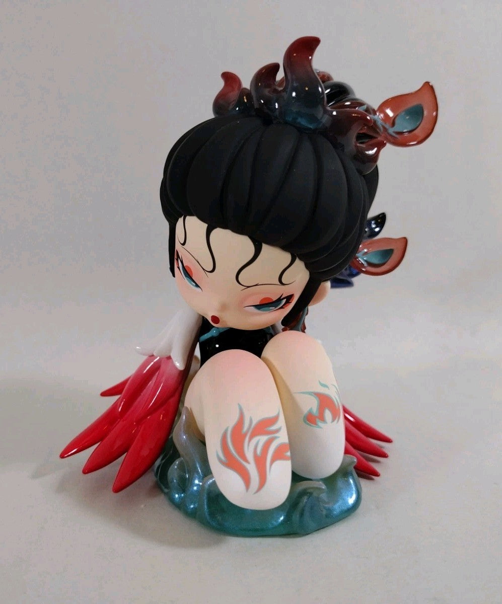 NAMI x DoDo Sugar Floating Mountains & Seas Series Suzaku PHOENIX Figure W Base