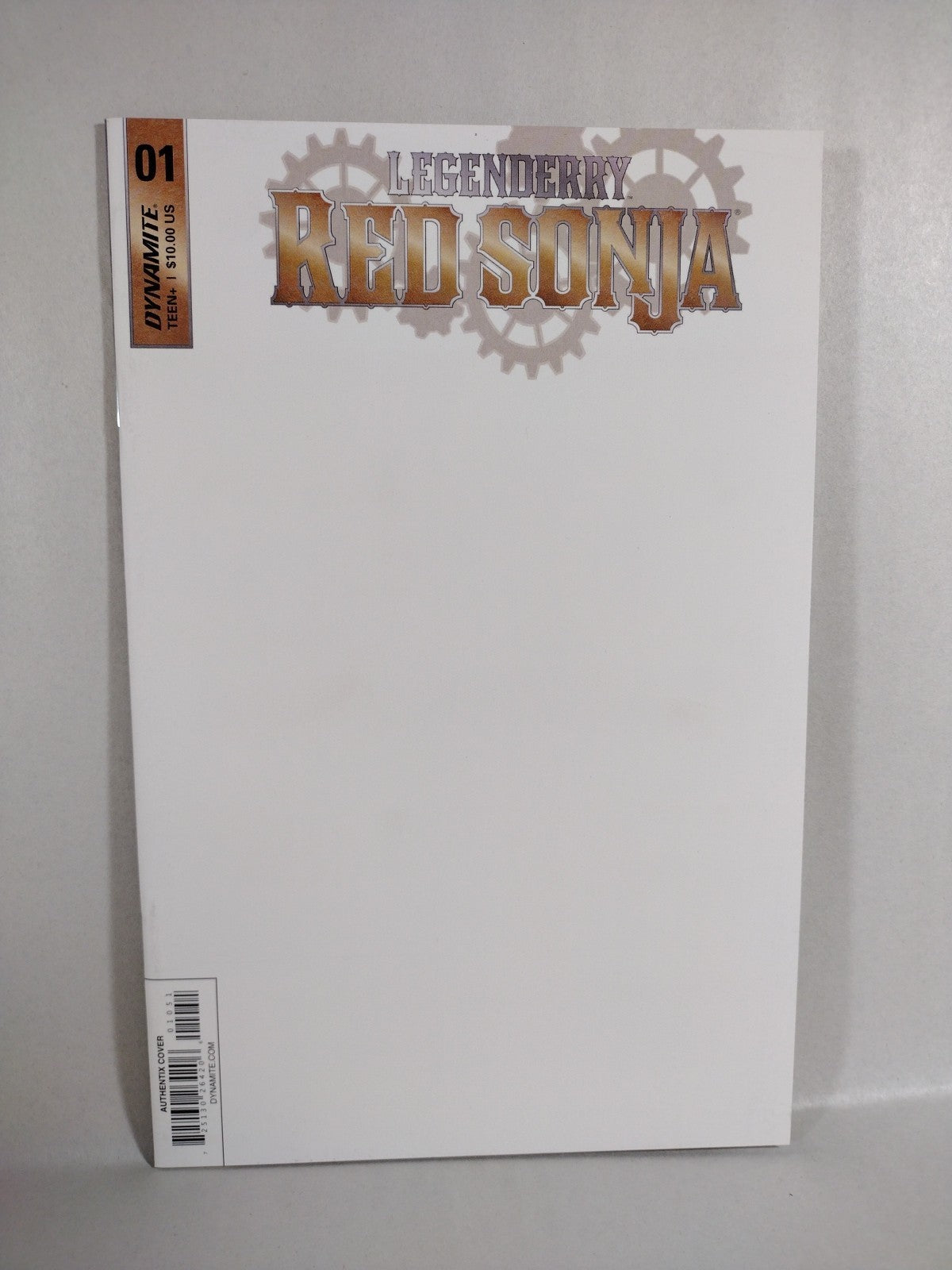 Legenderry Red Sonja #1 (2018) Dynamite Blank Sketch Variant Cover Comic New NM