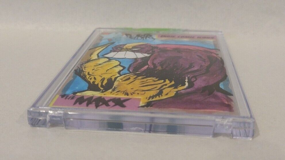 Indie Comic Icons (2023) ARG Sketch Card w Original The Maxx Image Art DCastr