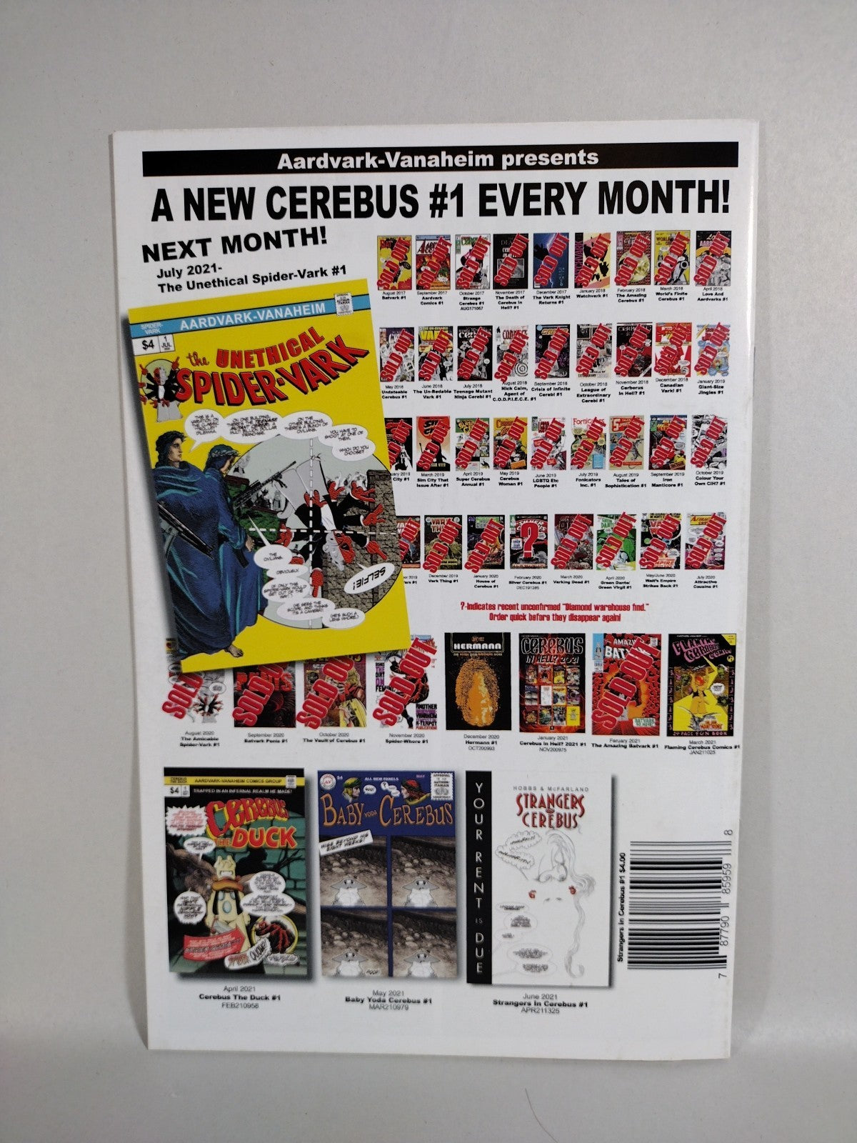 Cerebus (2021) Aardvark-Vanhiem Comic Lot Of 6 Dave Sim