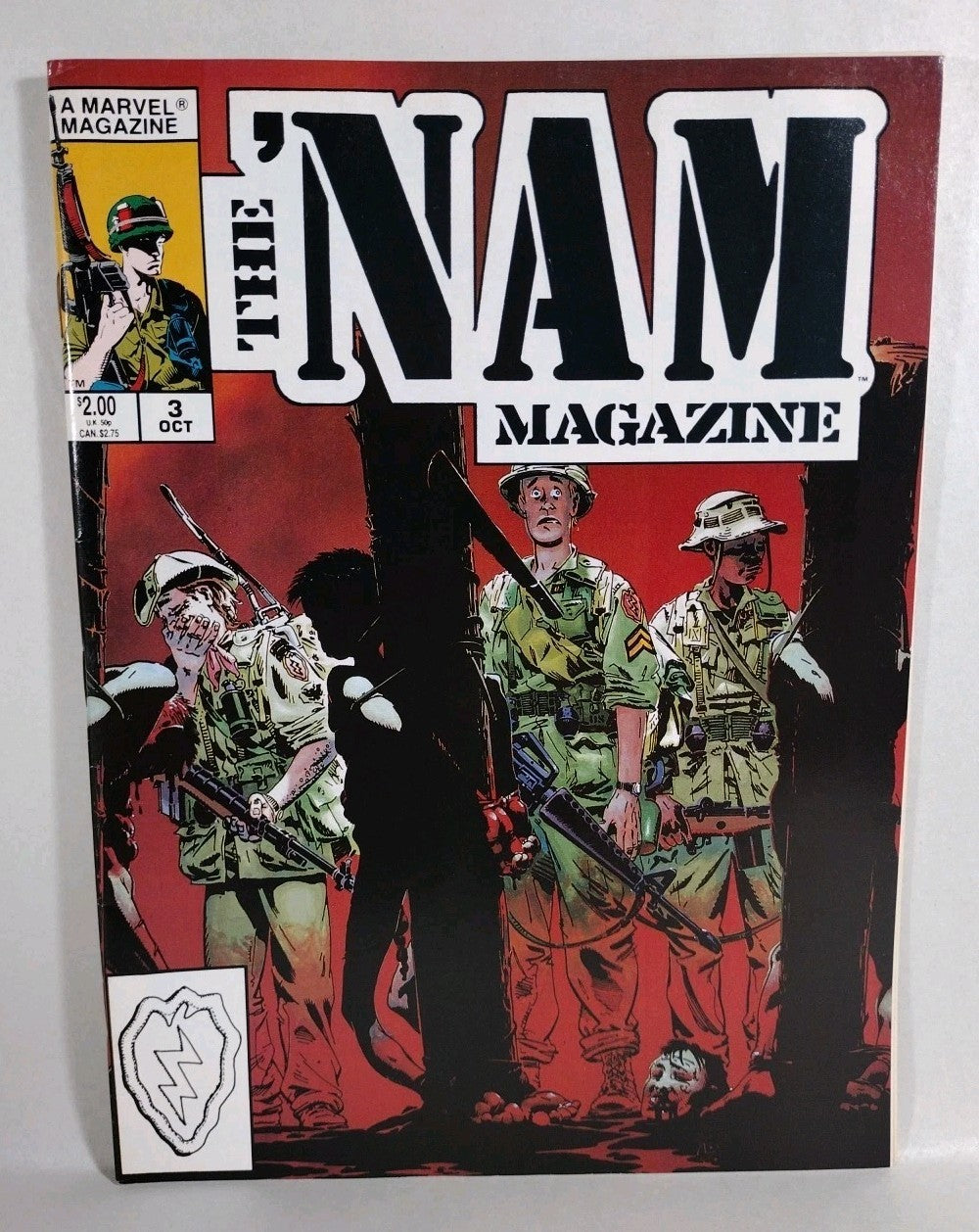 The NAM Magazine (1988) Marvel Comic Lot Set #1 2 3 4 5 Michael Golden FN
