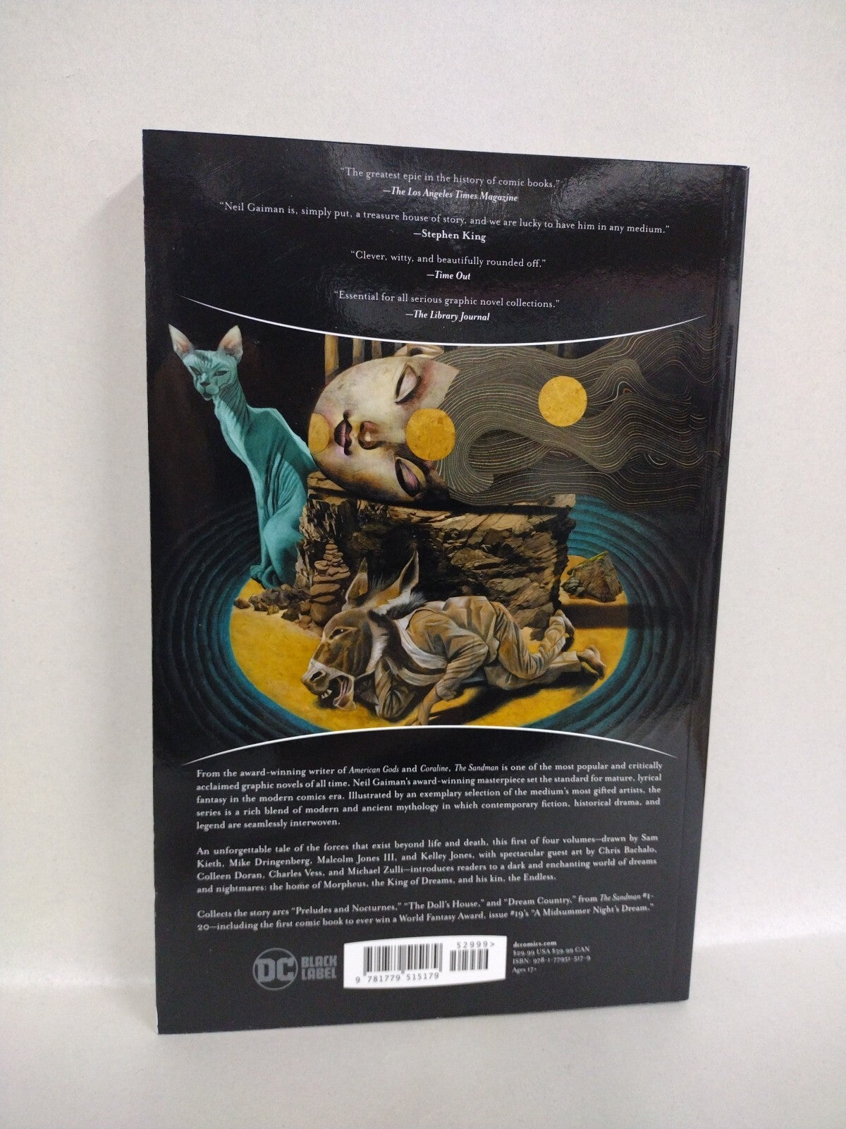 SANDMAN Book 1 (2022) DC Comics Black Label TPB SC Collects #1-20 Sam Kieth New