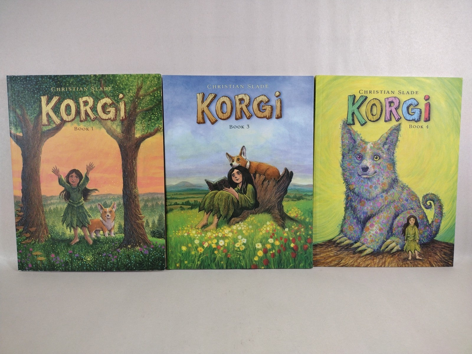 Korgi (2007) Top Shelf Christian Slade SC Graphic Novel Books Set 1 3 4 Unread 