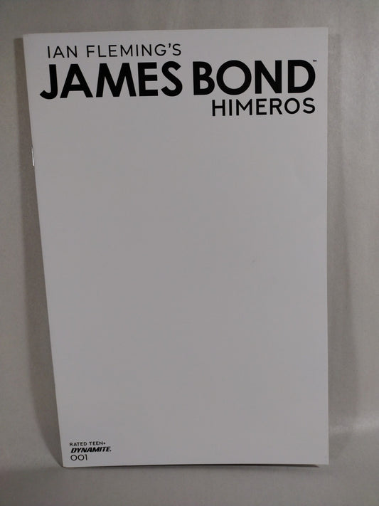 James Bond Himeros #1 (2021) Dynamite Comic Blank Sketch Variant Cover NM