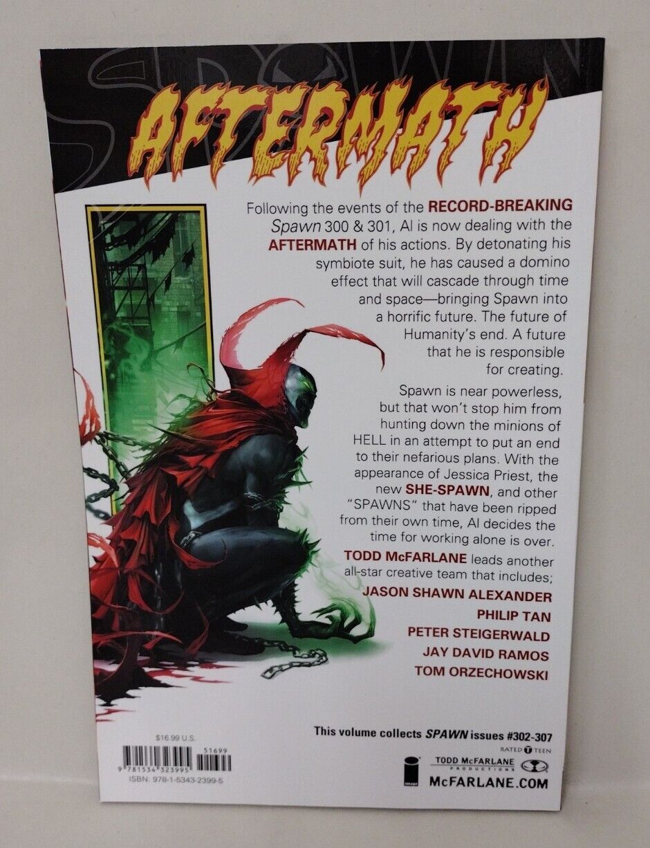 Spawn Aftermath (2022) Image Comics TPB #302-307 Philip Tan J Shawn Alexander