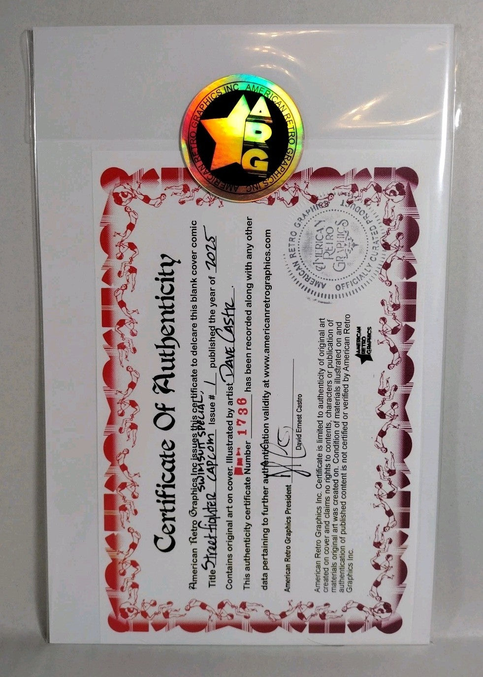 Capcom Street Fighter & Friends Swimsuit Special #1 Sketch Cover W Original Art