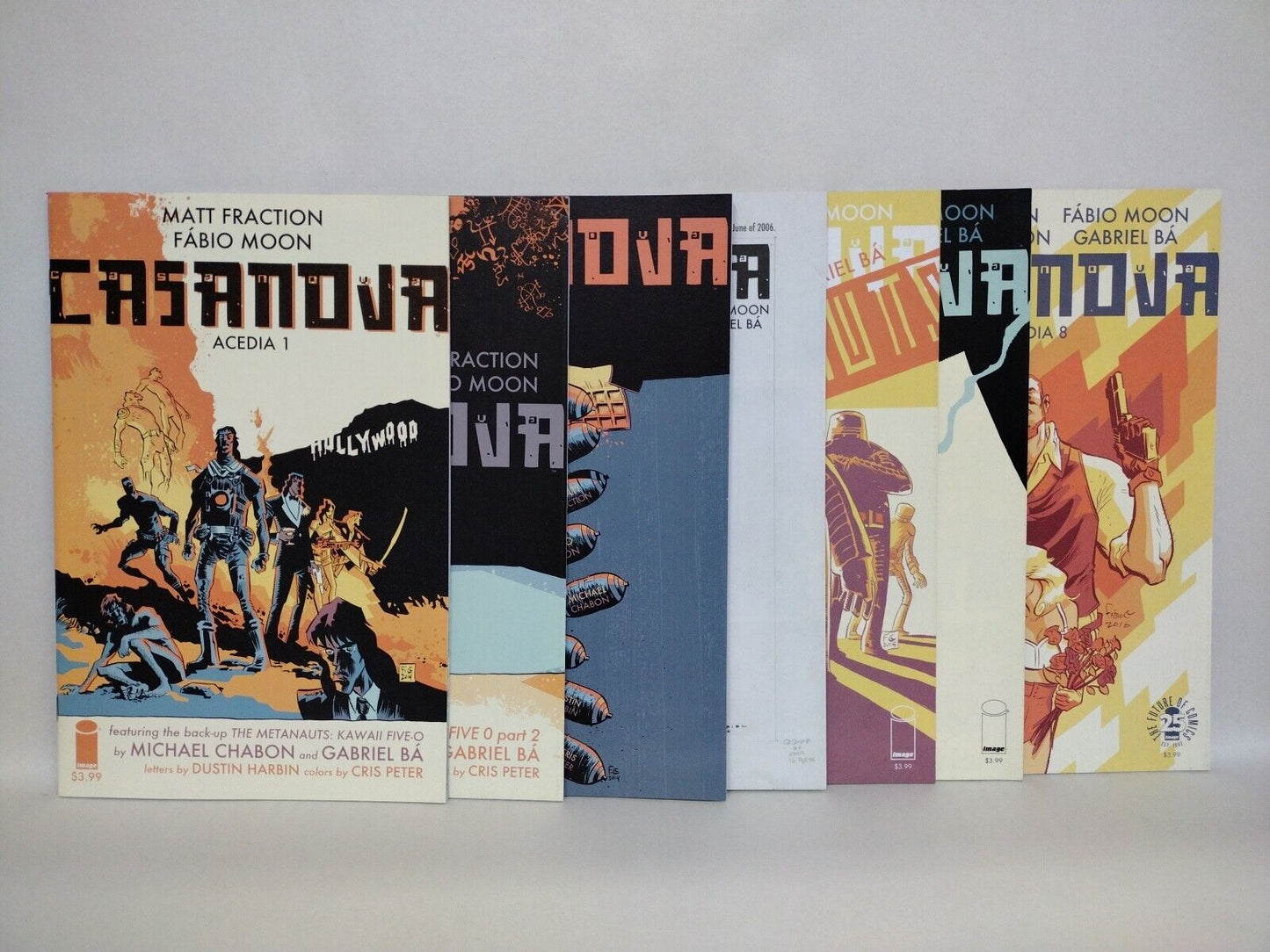 Casanova Acedia (2015) Image Comic Lot Set #1 3 5 6 7 8 Matt Fraction Fabio Moon