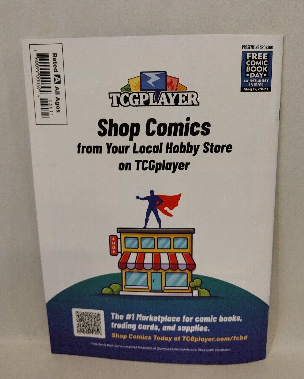 SMURFS 65th Anniversary FREE COMIC BOOK DAY FCBD 2023 w Original DCastr Drawing