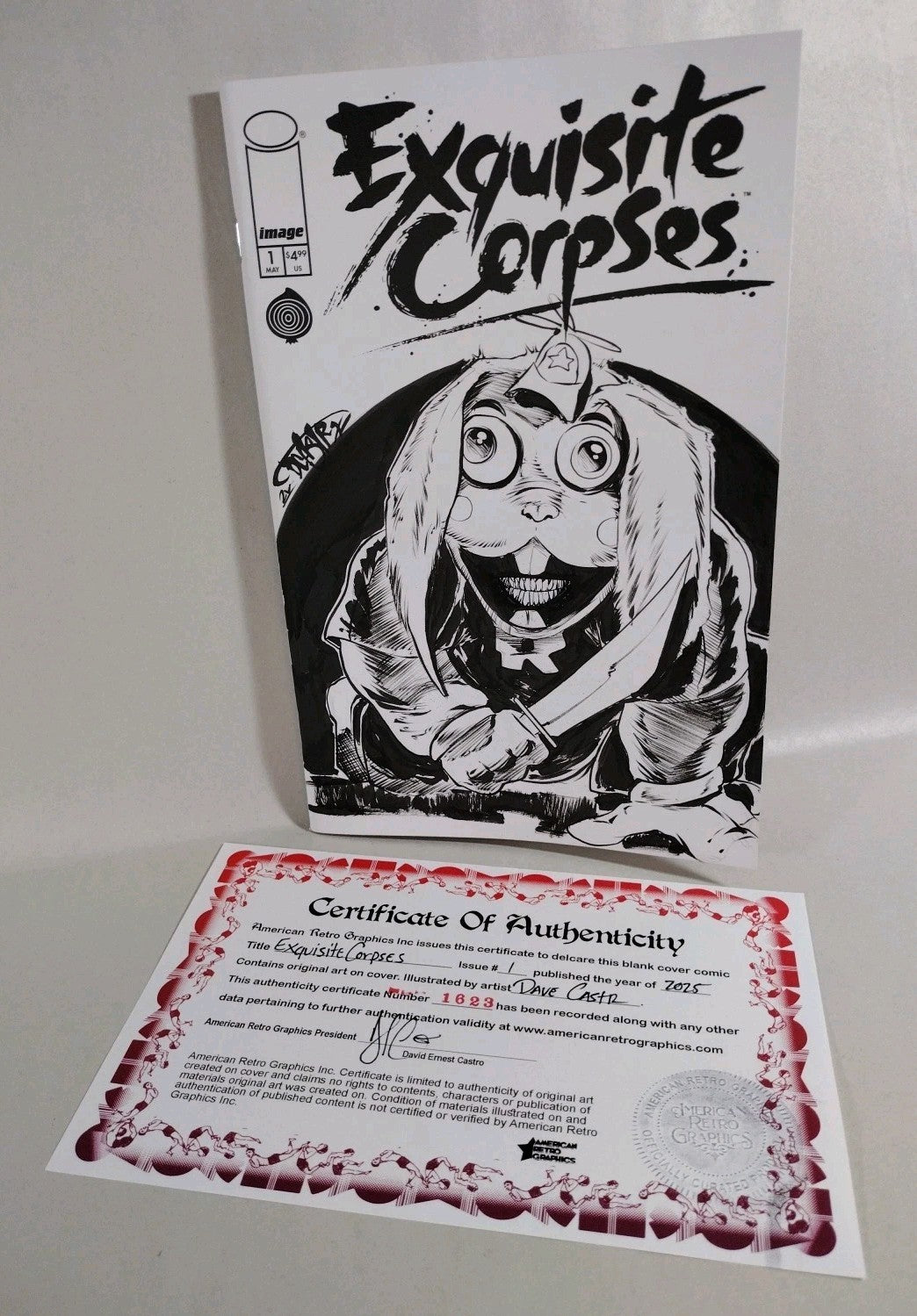 Exquisite Corpses #1 Image Comic Sketch Cover Variant W Original Dave Castr Art