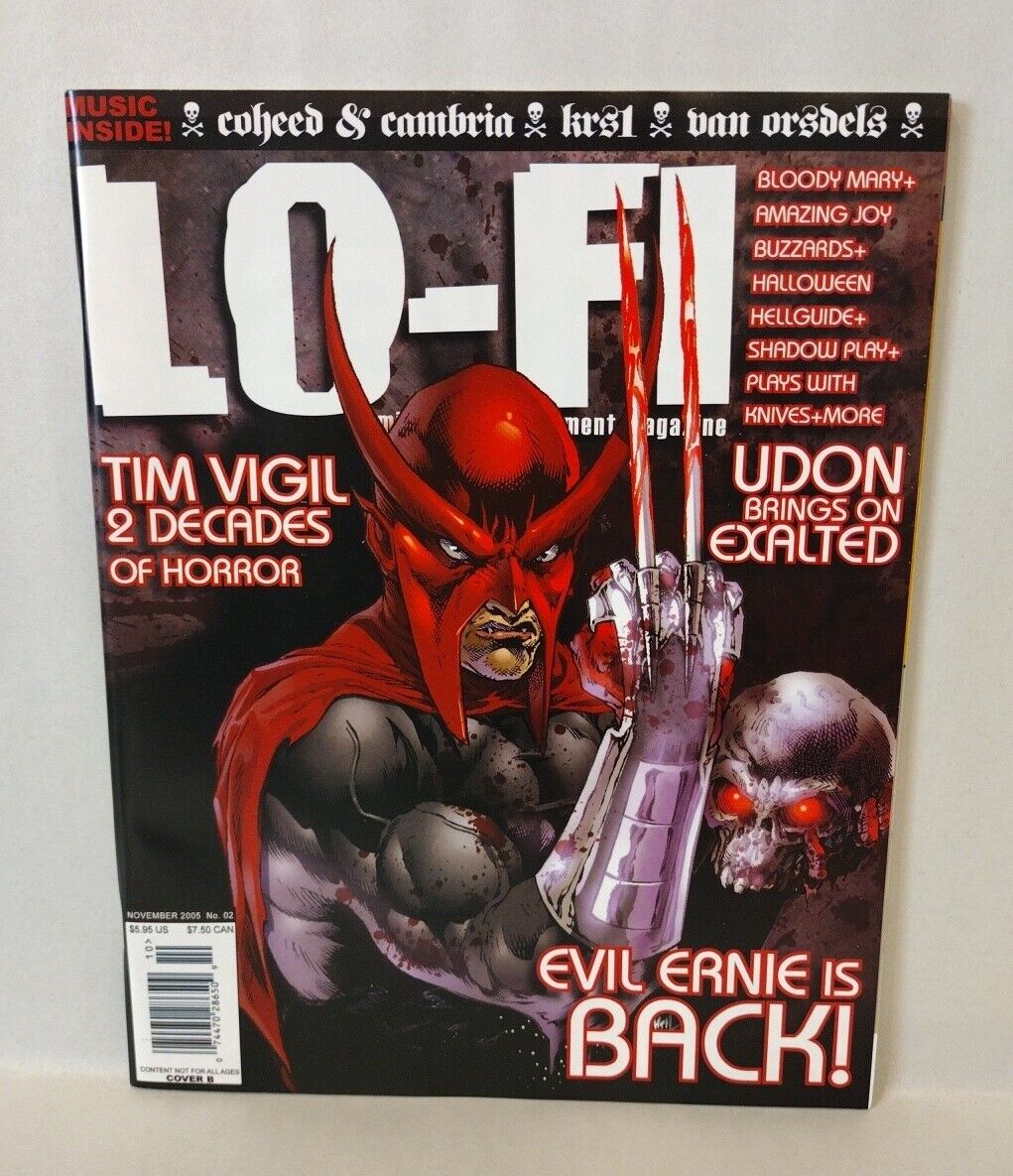 Lo-Fi Magazine 2 (2005) Independent Comic & Music Tim Vigil Faust Evil Ernie NM