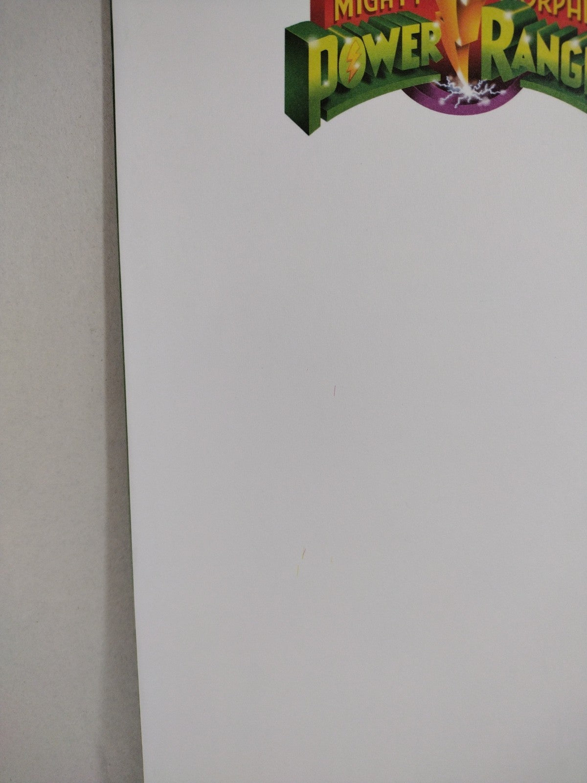 Mighty Morphin Power Rangers #1 (2016) Boom Blank Cover Variant Comic NM