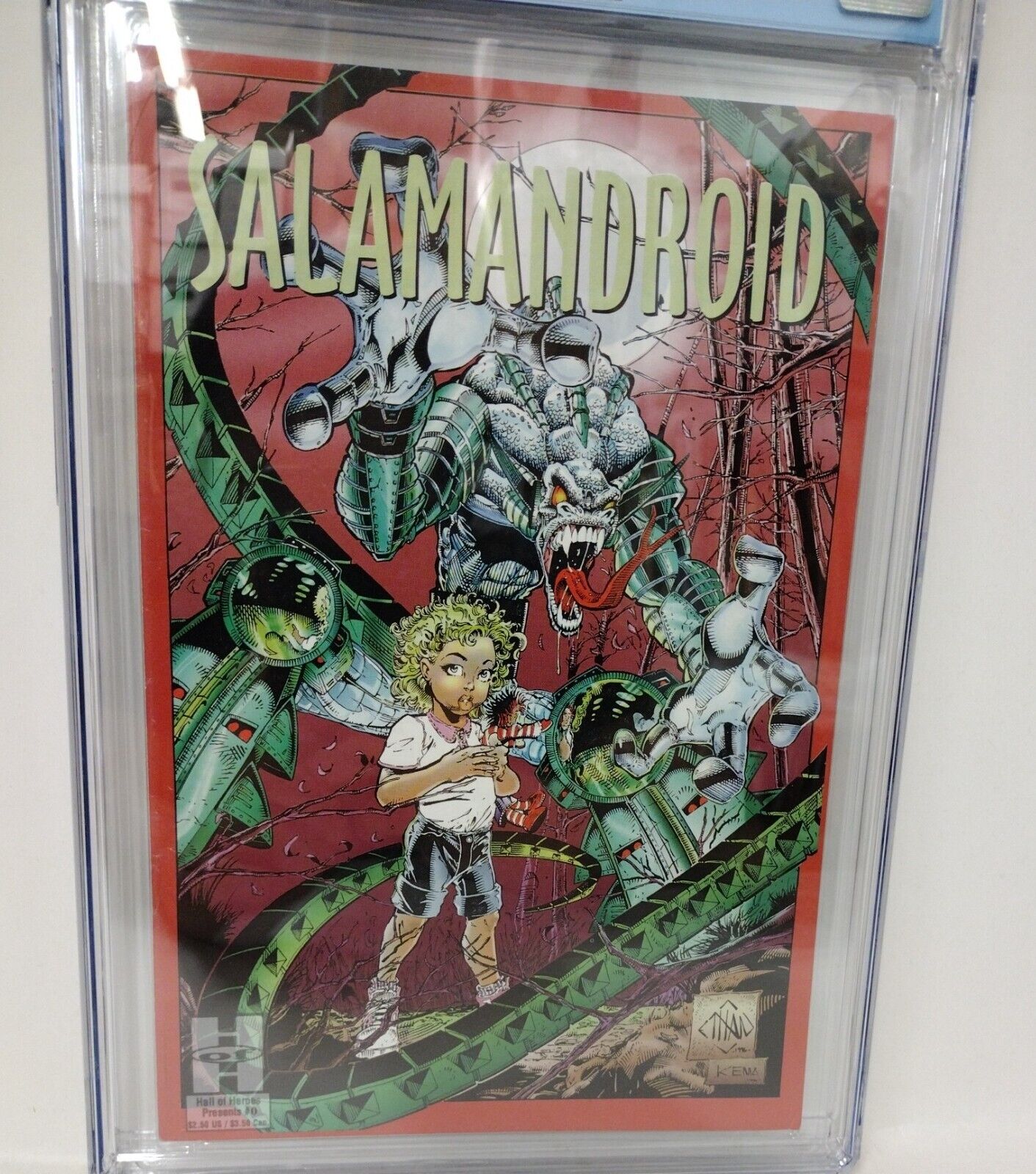 Hall Of Heroes Presents 0 (1997) CGC 6.5 1st Salamandroid Ethan Van Sciver