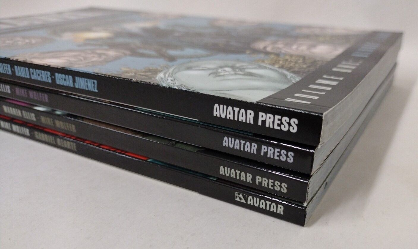 GRAVEL (2009) Warren Ellis COMPLETE Avatar TPB SC Set #1 2 3 4 New