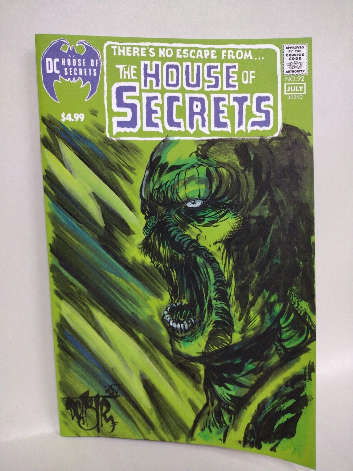 House Of Secrets 94 Facsimile (2024) DC Comic Sketch Cover W Original DCastr Art