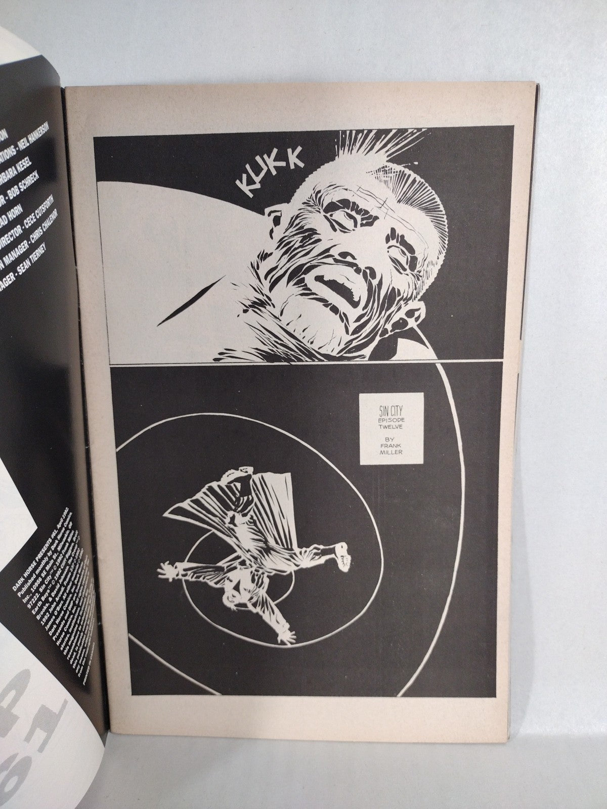 Dark Horse Present #61 (1992) James O'Barr Frame 137 Sin City Creep VF