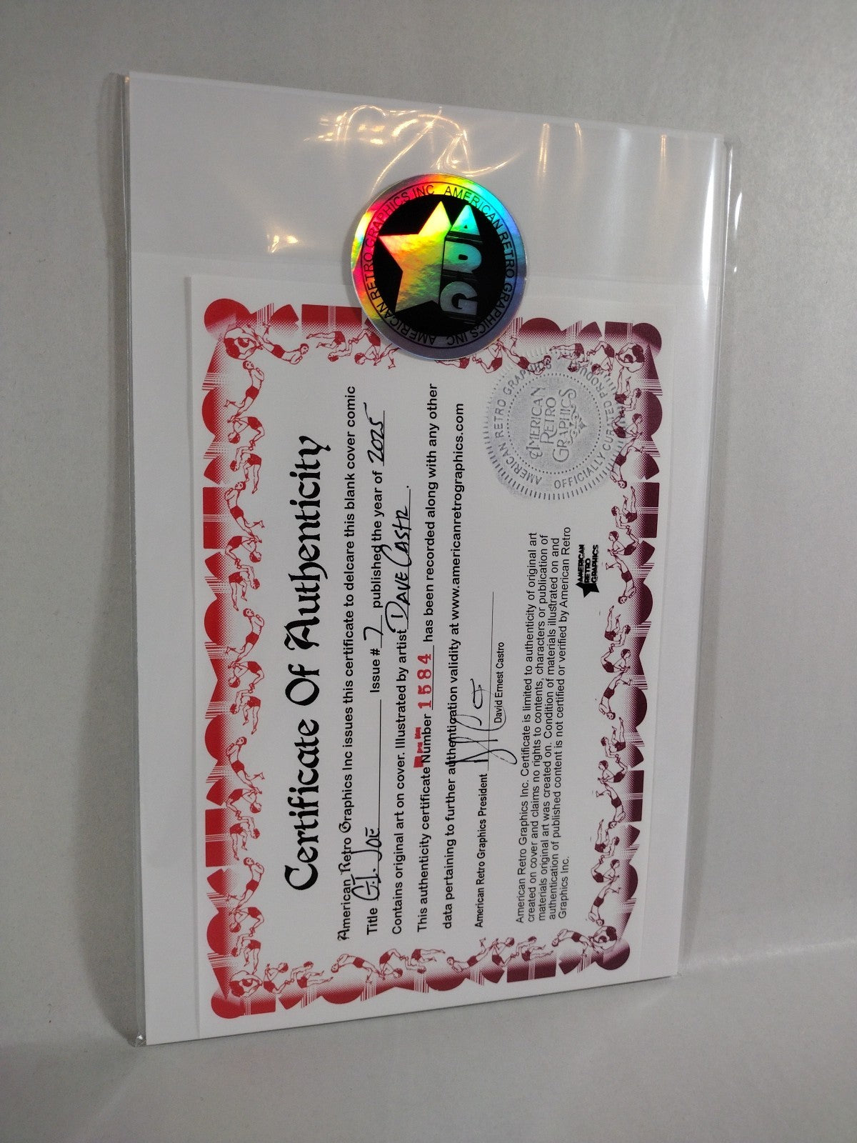 GI Joe #7 (2025) Image Sketch Cover Variant Comic W Original DCastr Flint Art