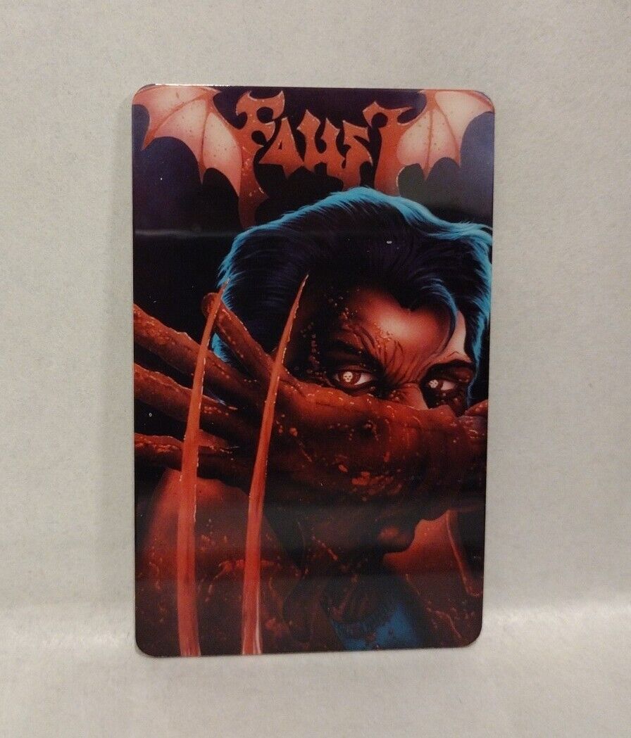 Faust Love Of The Damned (1996) Patco 3 Phone Card Set W Folder Tim Vigil 