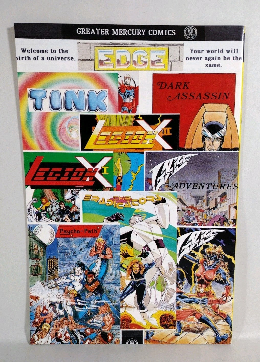 Grips Vol 2 (1990) #5 Greater Mercury Comic Tim Vigil Returns! Key Issue VF-NM