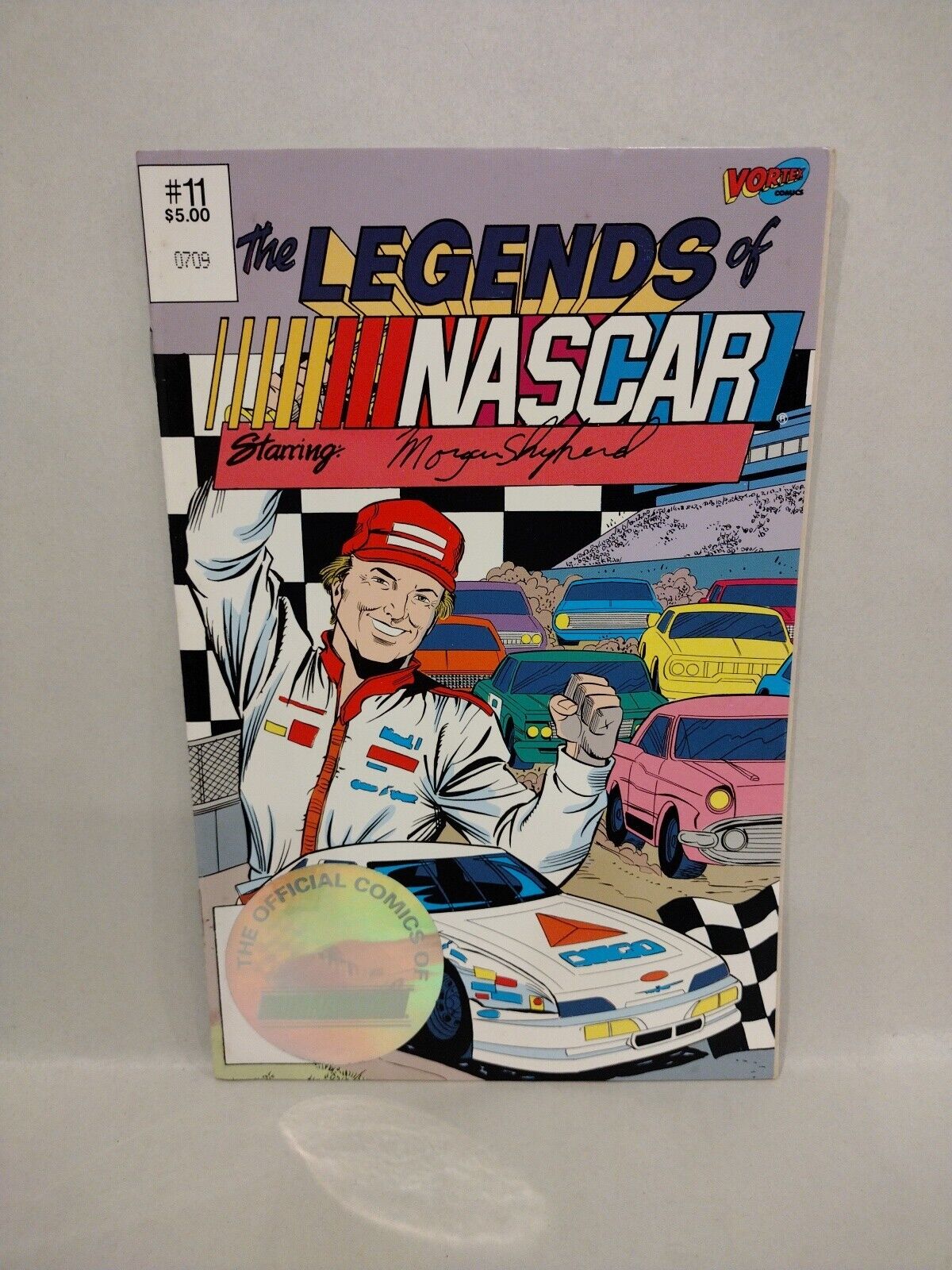 Legends Of NASCAR (1992) Vortex Hologram Variant Comic Lot Set #9 10 11 12 13