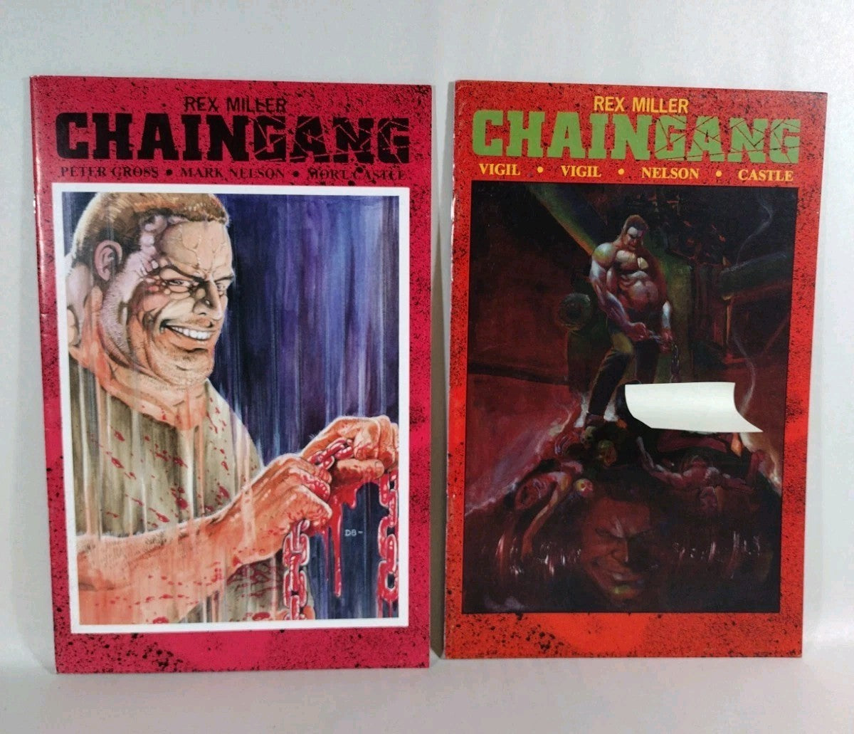 Rex Miller's Chain Gang (1992) Northstar Comic Complete Set #1 & 2 Horror 