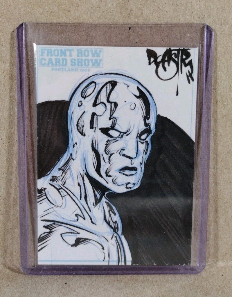 DCastr (2025) Front Row Show Exclusive Sketch Card W Original Silver Surfer Art