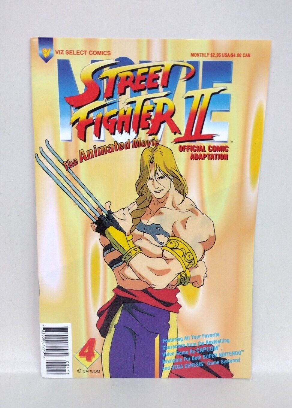 Street Fighter 2 Animated Movie (1994) Viz Comic Lot Set #1 2 4 6 VF-NM