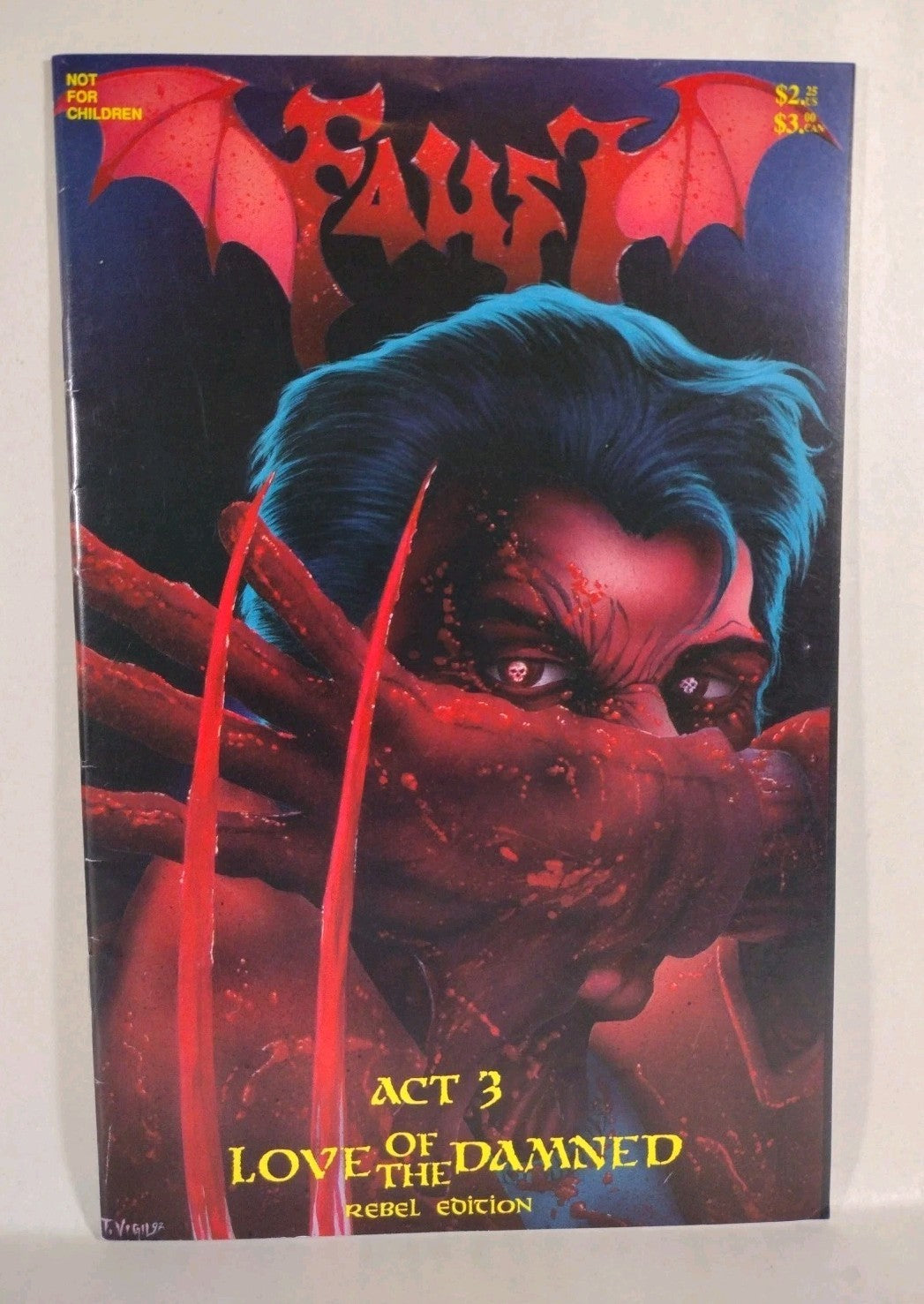 Faust Love of the Damned Act 3 (1992) Rebel Edition Comic 1st Print Tim Vigil